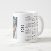 Aangepaste 2 fotocollage 2025 kalender grote koffiekop (Voorkant rechts)