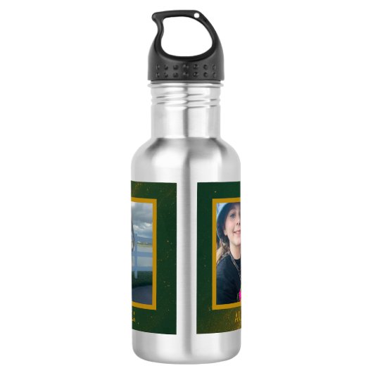 Aangepaste 2 foto's waterfles  (Achterkant)