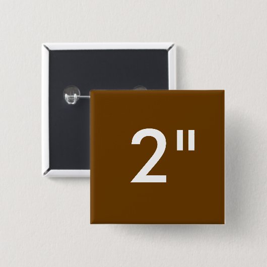 Aangepaste 2-inch inktvierkant badge lege Sjabloon Vierkante Button 5,1 Cm (Voorkant /achterkant)