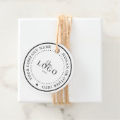 Aangepaste 2-inch Kraft-ronde Bedankjes Labels (In situ)