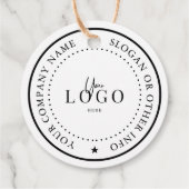 Aangepaste 2-inch Kraft-ronde Bedankjes Labels (Achterkant)