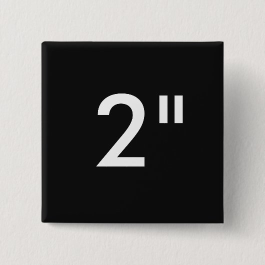 Aangepaste 2-inch vierkante Button, lege Sjabloon Button 5,1 Cm (Voorkant)