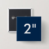 Aangepaste 2-inch vierkante Button, lege Sjabloon Vierkante Button 5,1 Cm (Voorkant /achterkant)