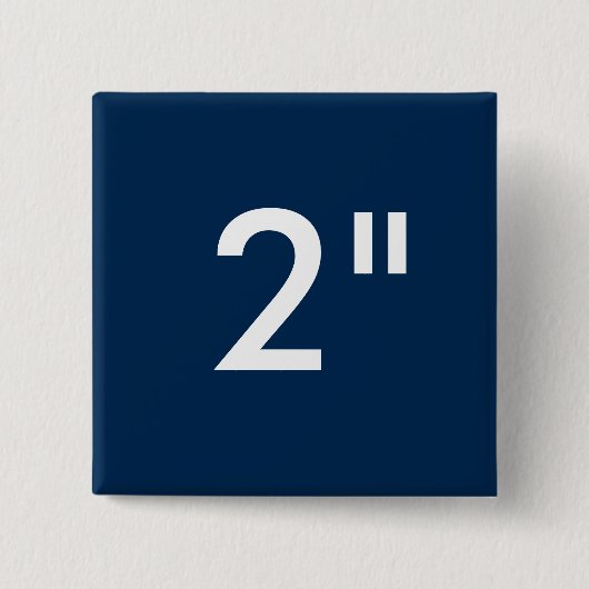 Aangepaste 2-inch vierkante Button, lege Sjabloon Vierkante Button 5,1 Cm (Voorkant)