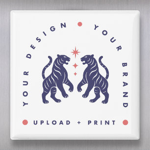 Aangepaste 2" magneet Ontwerp upload koelkastmag