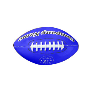Aangepaste 2-paneel voetbal met tekst- en logoontw american football