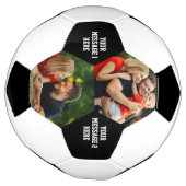 Aangepaste 2 Voetbal van het Bericht van de Foto (Gedraaid)