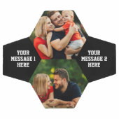 Aangepaste 2 Voetbal van het Bericht van de Foto (Enkel)