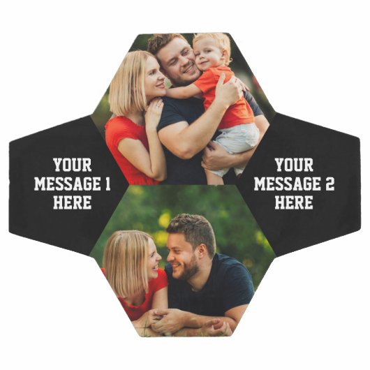 Aangepaste 2 Voetbal van het Bericht van de Foto (Enkel)