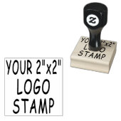 Aangepaste 2" x 2" Logo Stamper Rubber Stamp Rubberstempel (Gestempeld)