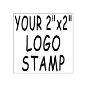 Aangepaste 2" x 2" Logo Stamper Rubber Stamp Rubberstempel (Afrduk)