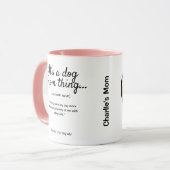 Aangepaste 2-zijdige aangepaste foto's en prijsopg mok (Voorkant links)