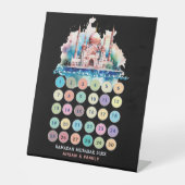 Aangepaste 30 dagen Ramadan kalender Reclamebord Met Voetstuk (Voorkant)