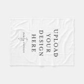 Aangepaste 30 x 40-inch flatpanel, klein fleece deken (Voorkant (Horizontaal))