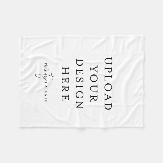 Aangepaste 30 x 40-inch flatpanel, klein fleece deken (Voorkant (Horizontaal))