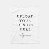 Aangepaste 30 x 40-inch flatpanel, klein fleece deken (Voorkant)