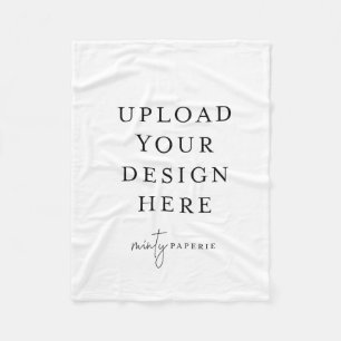 Aangepaste 30 x 40-inch flatpanel, klein fleece deken