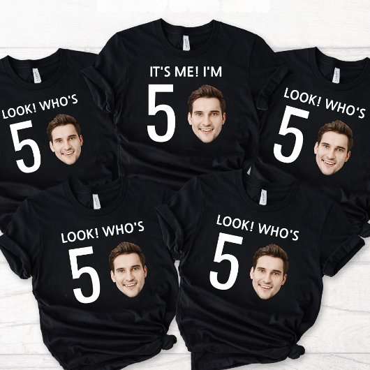 Aangepaste 30e 40e 50e 60e 70e verjaardag groep t-shirt