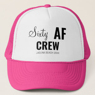 Aangepaste 30e 40e 50e 60e 70e verjaardag Squad Trucker Pet