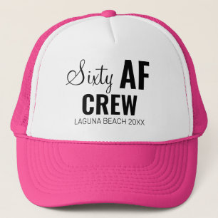 Aangepaste 30e 40e 50e 60e 70e verjaardag Team Trucker Pet