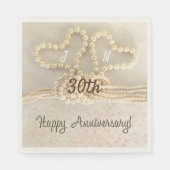 Aangepaste 30e parelpapier voor Jubilea Servet (Voorkant)