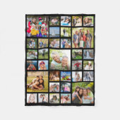 Aangepaste 33-fotokleuren voor kleurenweergave fleece deken (Voorkant)