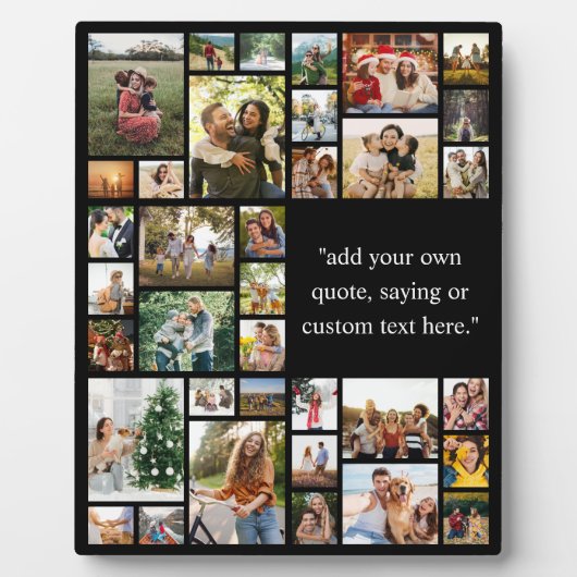 Aangepaste 36 fotocollage met offerte fotoplaat (Voorkant)