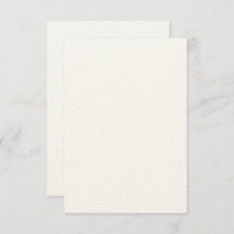 Aangepaste 3,5 inch x 5 inch Rustic Felt Ecru Invi