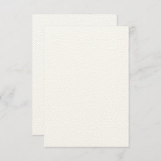 Aangepaste 3,5 inch x 5 inch Rustic Felt Ecru Invi Kaart