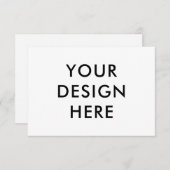 Aangepaste 3,5 x 5 inch horizontale kaart met enve (Voorkant / Achterkant)