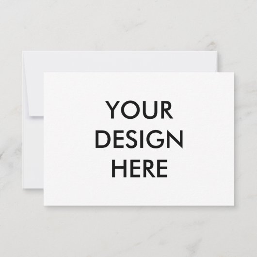 Aangepaste 3.5x5" Horizontale Responsekaart Afdruk Bedankkaart (Achterkant)