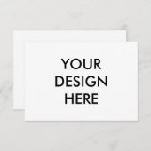 Aangepaste 3,5x5-inch Kaart met horizontale respon (Voorkant / Achterkant)