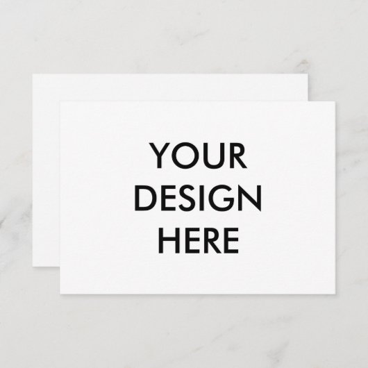 Aangepaste 3,5x5-inch Kaart met horizontale respon (Voorkant / Achterkant)