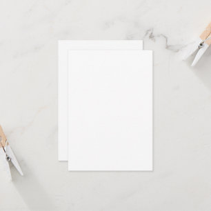 Aangepaste 3.5x5 matte platte uitnodigingen   pers