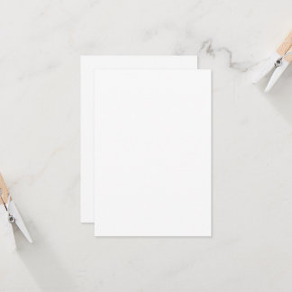 Aangepaste 3.5x5 matte platte uitnodigingen | pers