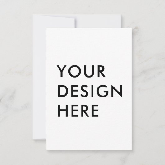 Aangepaste 3,5x5" verticale respons Kaart afdrukke (Voorkant)