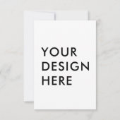 Aangepaste 3,5x5" verticale respons Kaart afdrukke (Achterkant)