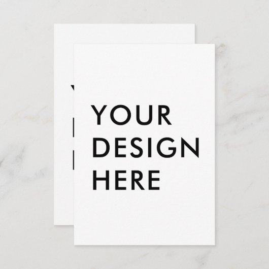 Aangepaste 3,5x5" verticale respons Kaart afdrukke (Voorkant / Achterkant)