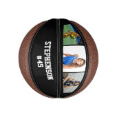 Aangepaste 3-foto Basketball Ball Basketbal (Verticaal)
