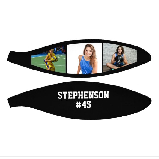 Aangepaste 3-foto Basketball Ball Basketbal (Panelen)