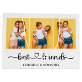 Aangepaste 3 foto Collage Beste Vrienden voor alti Groot Cadeauzakje (Achterkant)