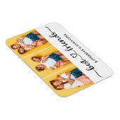 Aangepaste 3 foto Collage Beste Vrienden voor alti Magneet (Rechterzijde)