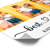 Aangepaste 3 foto Collage Beste Vrienden voor alti Poster (Hoek)