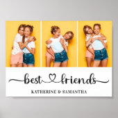 Aangepaste 3 foto Collage Beste Vrienden voor alti Poster (Voorkant)