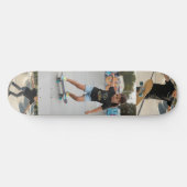 Aangepaste 3-foto-collage | Gepersonaliseerde acti Persoonlijk Skateboard (Horizontaal)