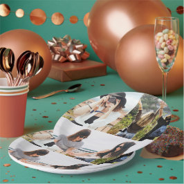 Aangepaste 3 foto collage papieren bord