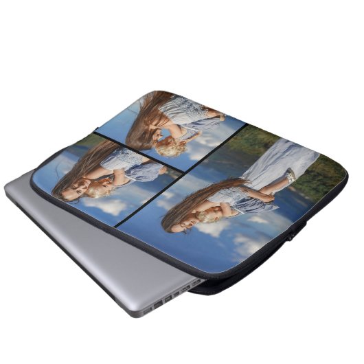 Aangepaste 3 foto-elektronica tas (Voorkant onderkant)