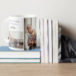 Aangepaste 3 foto Grote Moeders Gets Promotie naar Koffiemok<br><div class="desc">Vier de reis van het grootmoederschap met onze Custom 3 Photo mok: 'Great Moms Get Promoted to Grandma'. Deze charmante mok legt de essentie van liefde en verbondenheid tussen oma en kleinkinderen vast,  met drie aanpasbare fotoslots om gekoesterde momenten,  liefde,  gelach en talloze herinneringen te laten zien</div>