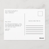 Aangepaste 3 Foto Minimalistische Afstudeer Dankje Briefkaart (Achterkant)