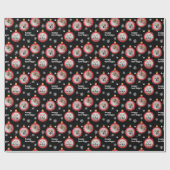 Aangepaste 3 foto Pet Dog Happy Howlidays Cadeaupapier (Vlak)